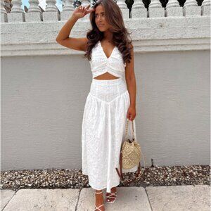 Two Piece, Skirt and Top Poinciana Way Set
